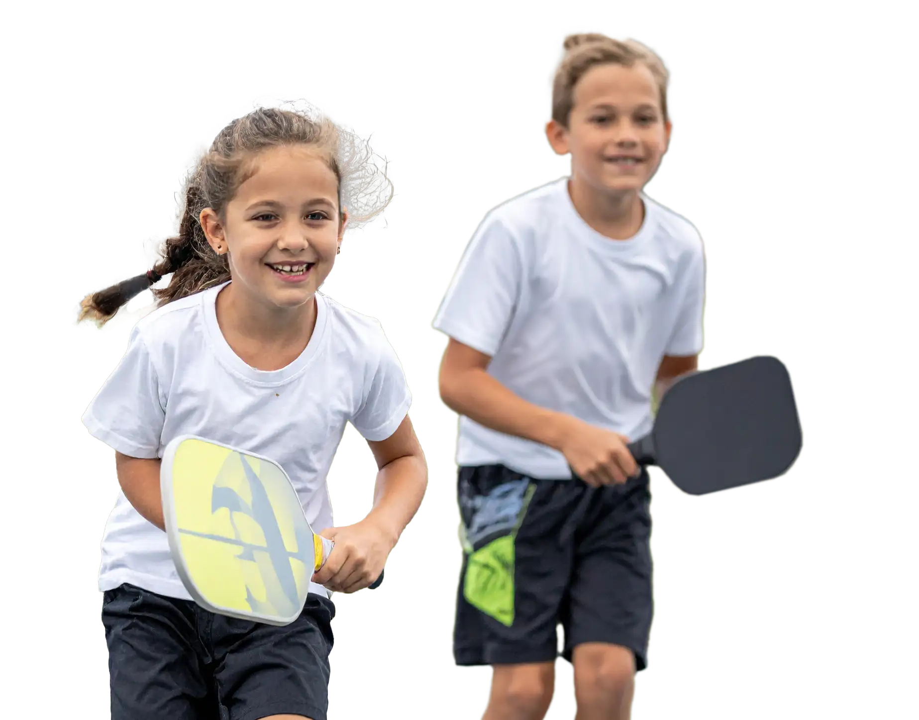 Pickleball Kids Kids playing Pickleball
