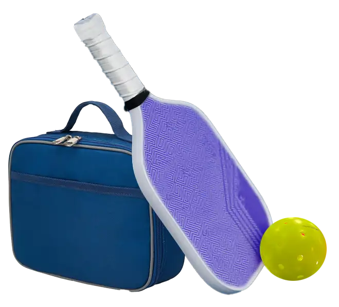 Picklball Lunch box and paddle